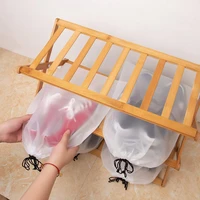 5/10PCS Shoe Storage Drawstring Bags Waterproof Travel Cosmetic Bag Sundries Towel Storage Bags Portable Transparent Plastic Bag 2