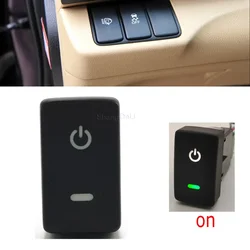 For Honda Fit Civic Odyssey CRV 2007 2008 2009 2010 2011 2012 2013 Car Power On Off Switch Push Button With Wire Accessories