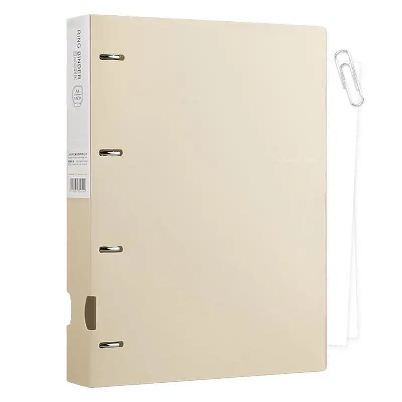 A4 Folder Binder Folders Document Folder 4-Hole Project Organizer Refillable Binder Organizer Project Organizer Binder For