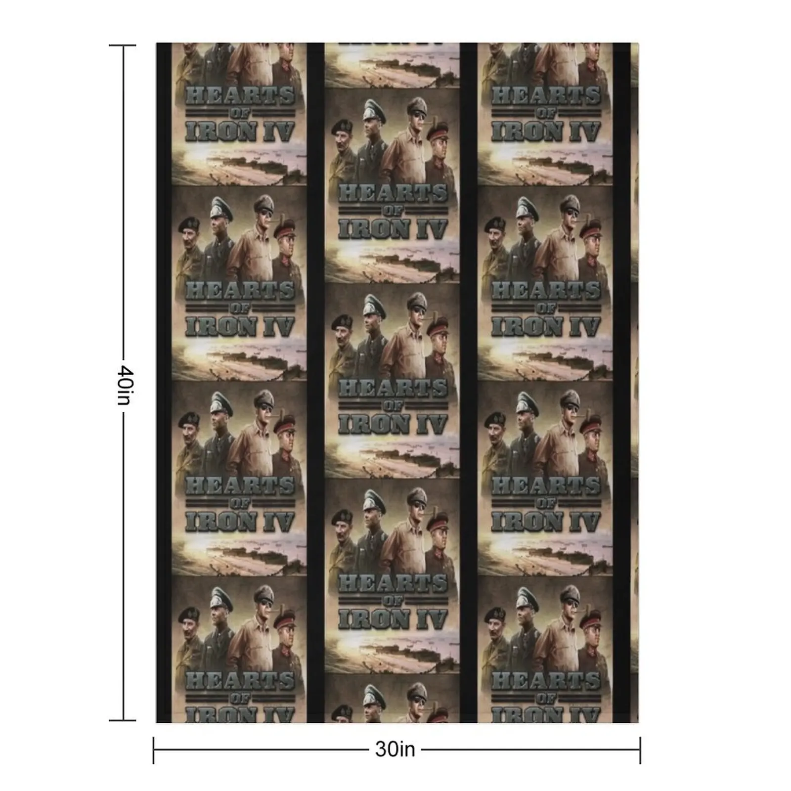Hearts of iron Throw Blanket Soft Plaid Luxury Thicken warm for winter funny gift Blankets