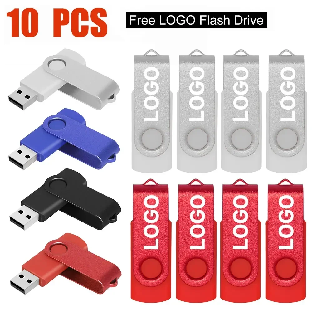 10pcs/lot 3. 0 USB-Flash-Stick Laufwerk Metall Kunststoff Farbe USB-Sticks 64GB 2,0 GB 4GB 8GB 16GB 32GB USB Pen drive benutzer definierte Logo kostenlos