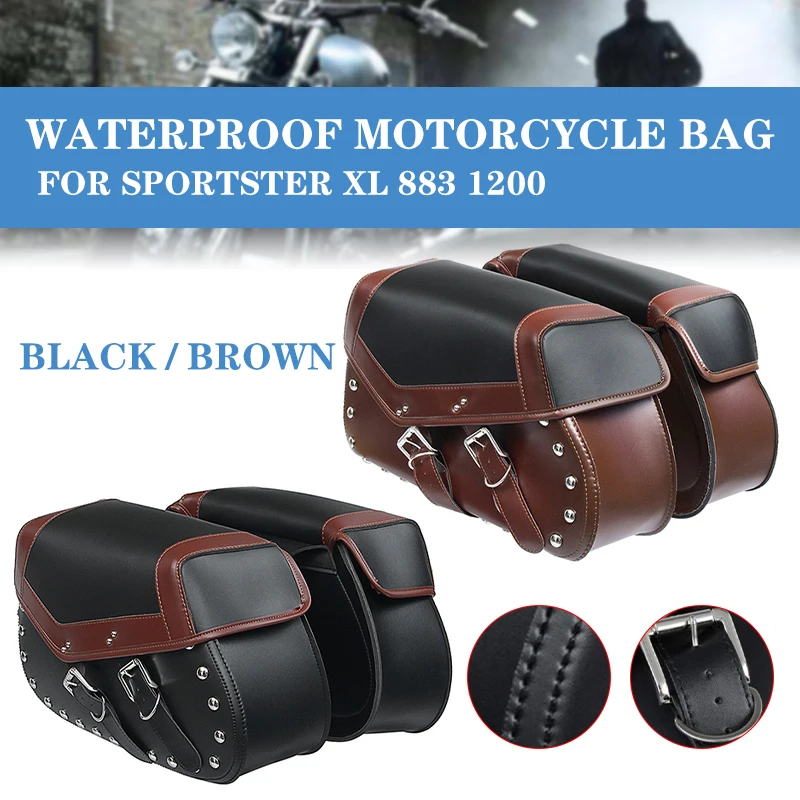 

1 Pair Universal Motorcycle Saddle Bags Side Storage Luggage Tool Pouch Saddlebag For Honda/Yamaha/Suzuki