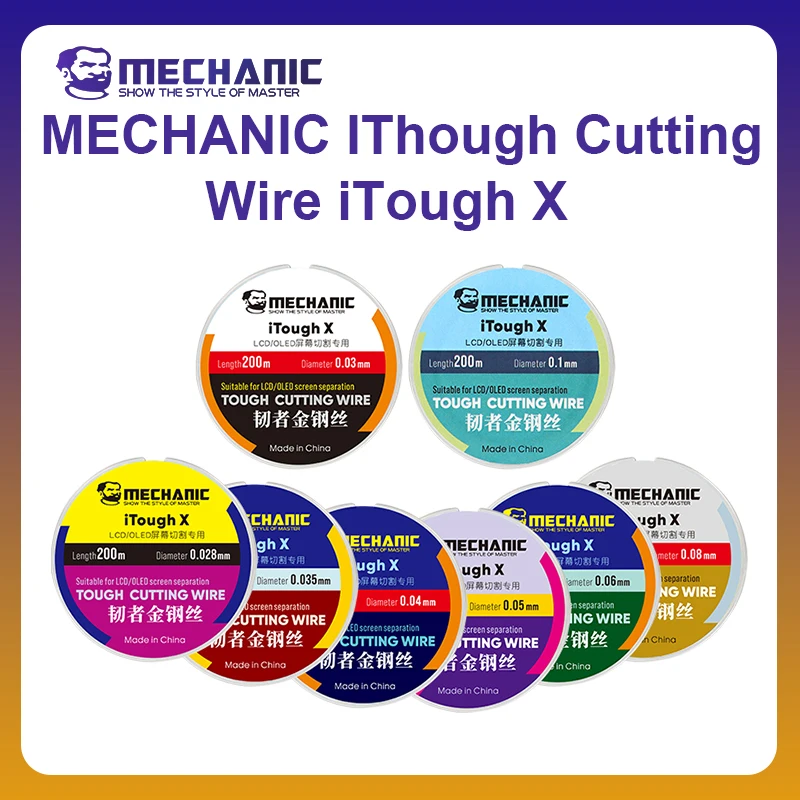 MECHANIC OFFICIAL IThough Cutting Wire ITough X LCD OLED Screen Cutting | Mobile Phone Display Separation Tool iPhone Repair