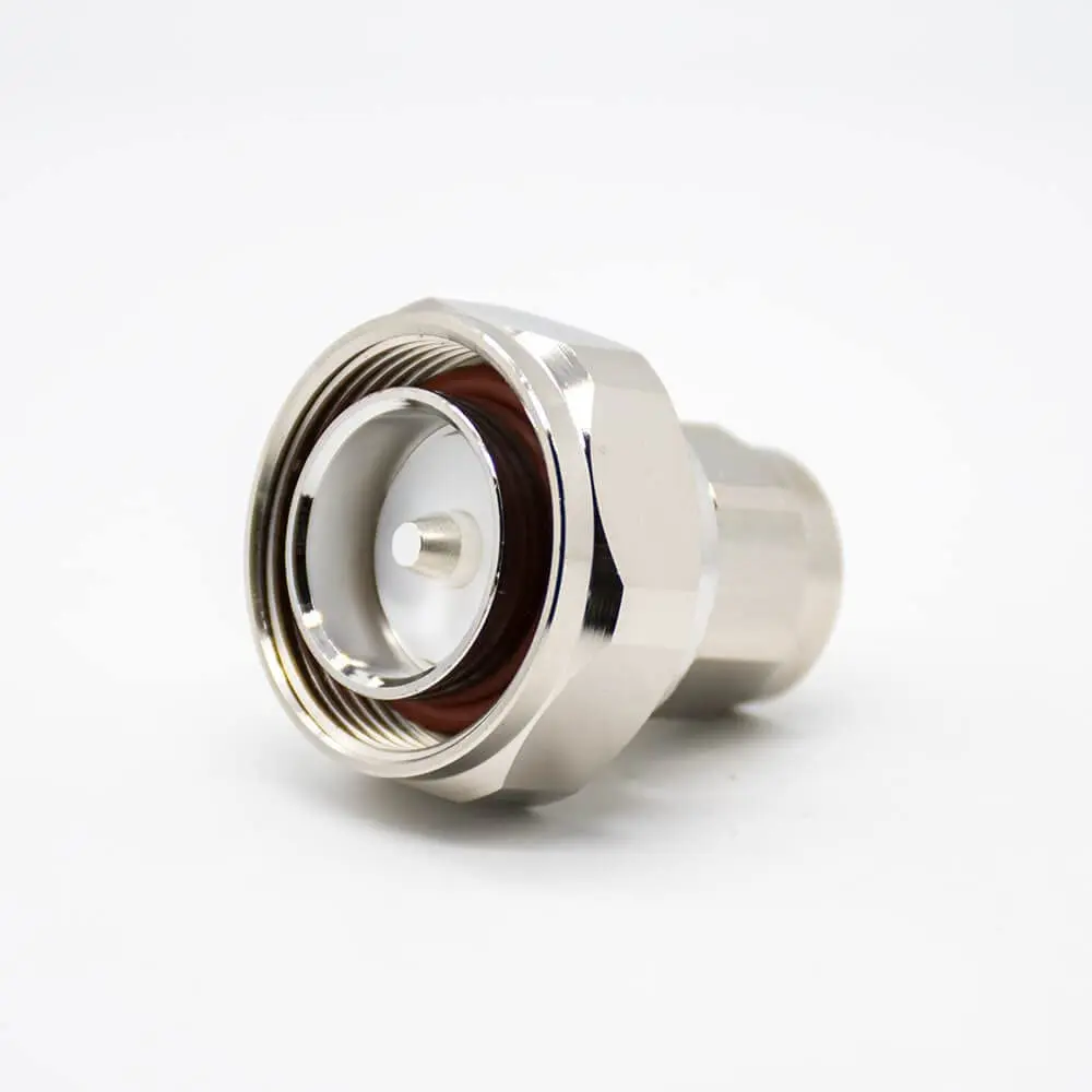 N Male Adapter Straight DIN 7/16 Nickel Plating Coaxial R-F