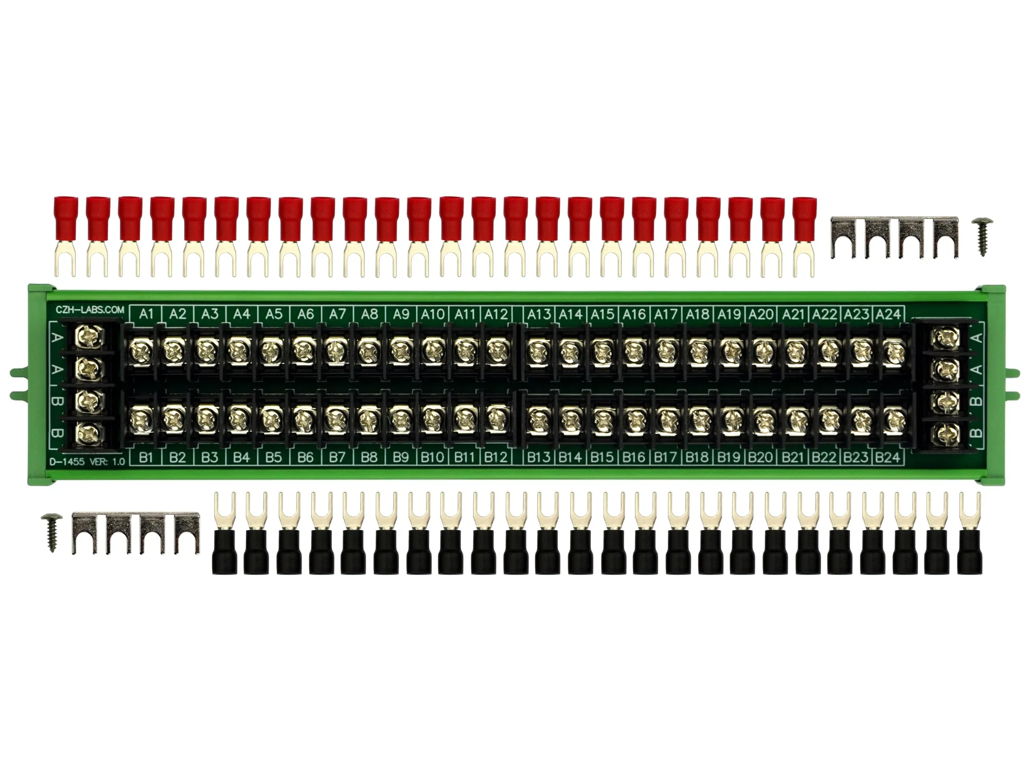 20Amp 2x24 Position Barrier Terminal Block Power Distribution Module