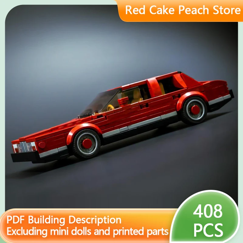 

Модель скоростного гоночного автомобиля MOC, строительные кирпичи, полноразмерный роскошный седан, модульная технология, детские праздничные подарки, сборка игрушек, костюм