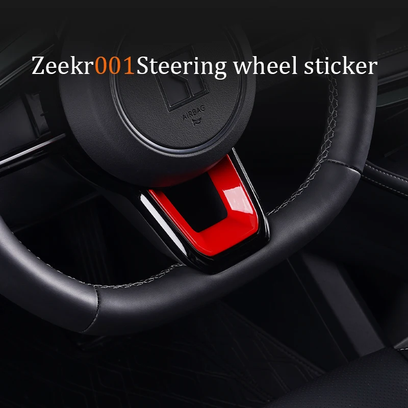 

For ZEEKR 001 009 U-shaped Decorative Protective Sticker Under The Steering Wheel Interior Accessories 2022 2023