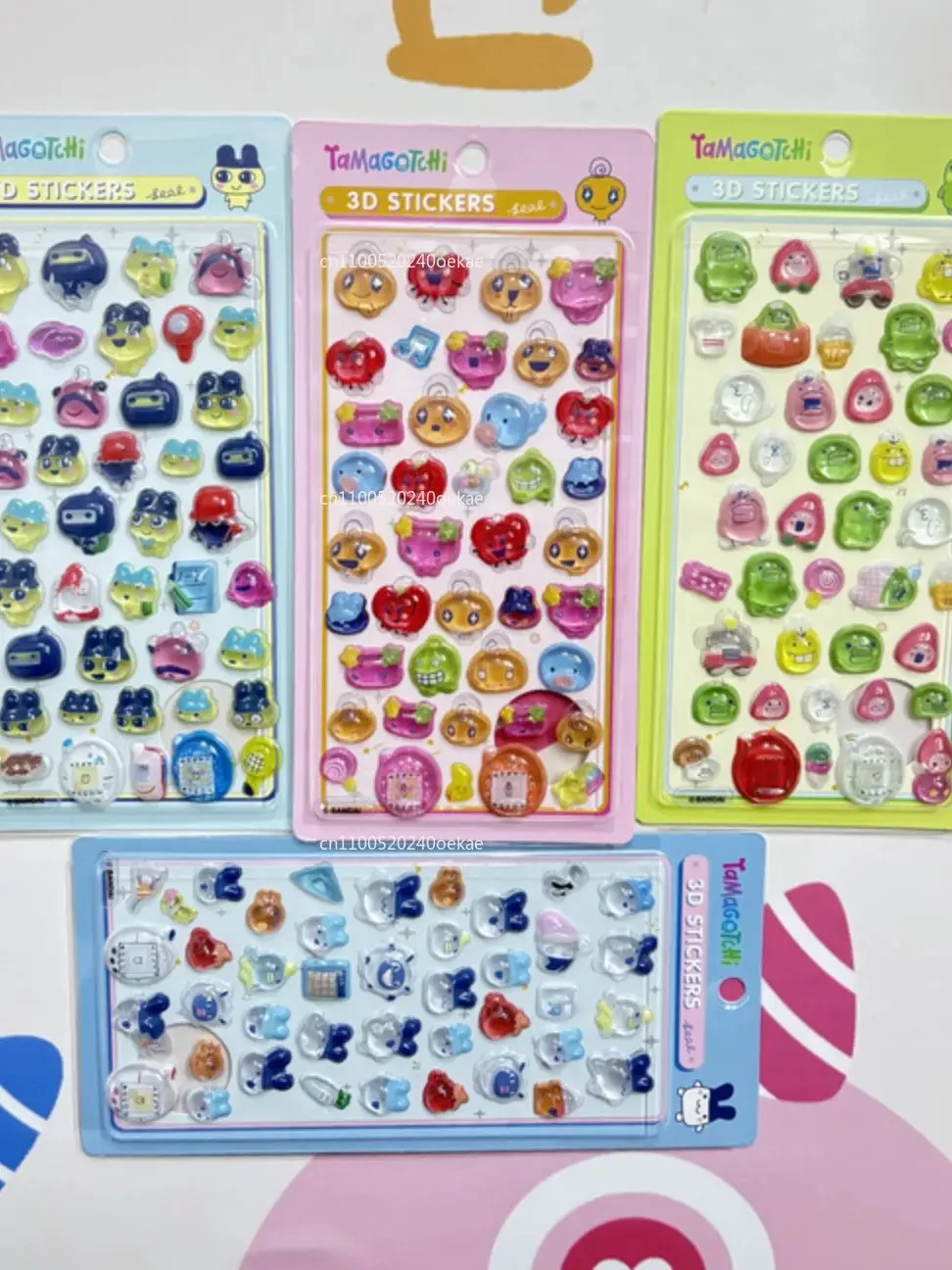 

2026ボンボン ドロップシール Kawaii Tamagotchi Stickers 3D DIY Scrapbook Laptop Decal Bonbon Drop Seal Stickers Scrapbook Party Favors Gifts