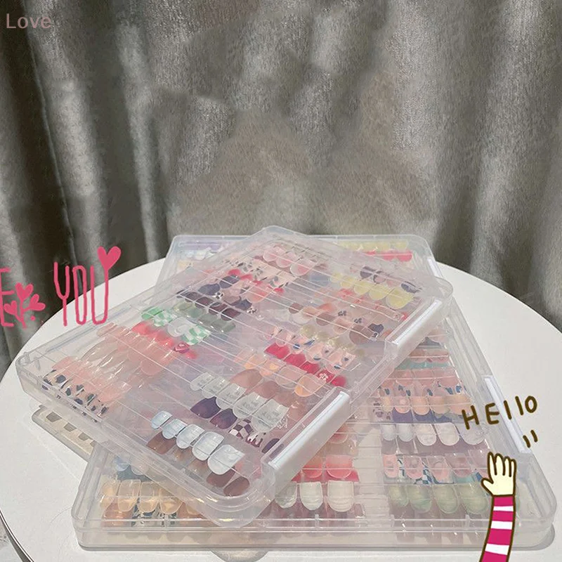 네일 팁 디스플레이 북 네일 아트 전시대 젤 폴리쉬 인조 손톱 매니큐어 수집 박스 인조 팁 디스플레이 보드 도구
