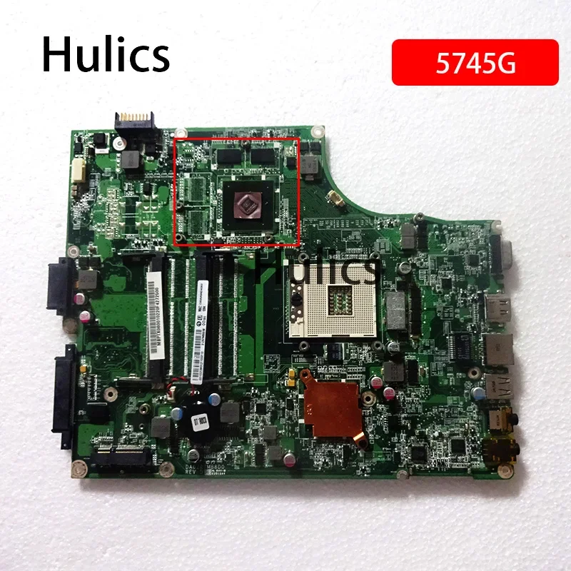 Hulics Used For Acer Aspire 5745 5745G Laptop Motherboard DDR3 MBPTX06001 MB.PTX06.001 DA0ZR7MB8D0 DA0ZR7MB8F0 Main Board