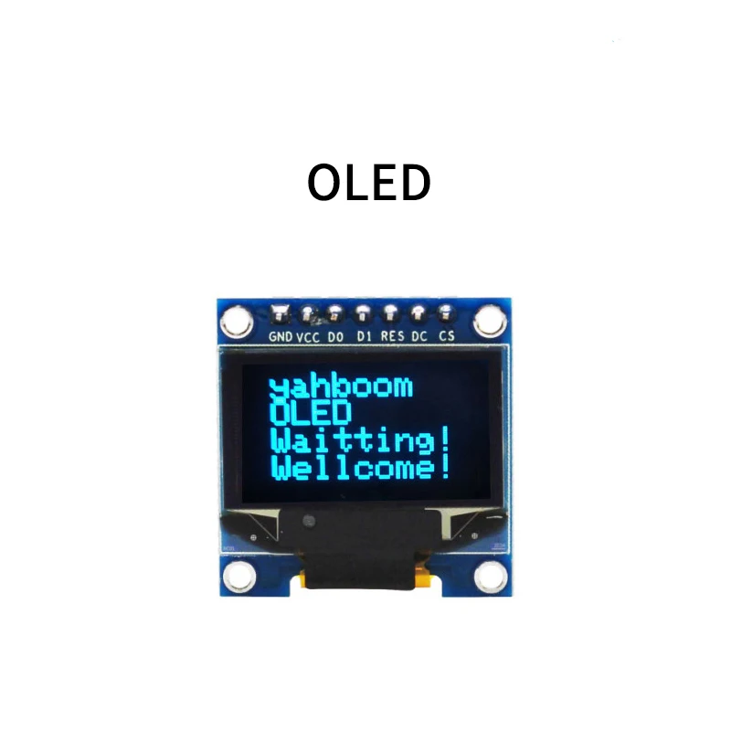 0.96inch Blue LCD blue and yellow two-color 12864 serial port module screen 0.96 OLED Display for Arduino