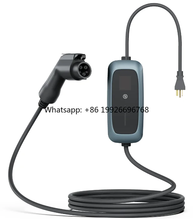 

JET Type1 Standard 3.5KW Portable EV Charger with NEMA 5-15 Plug New Condition 5m 16A J1772 Ev Charger