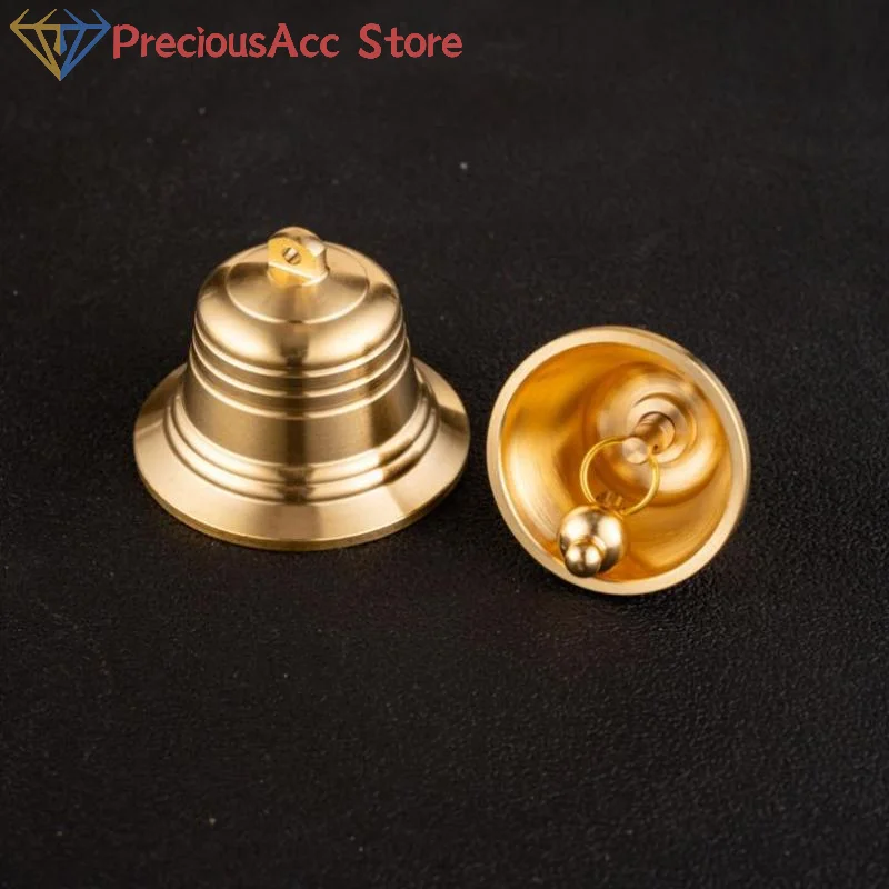 .Hot-Traditional Chinese Knot Lucky Wind Bell Handcrafted Brass Copper Bell Pendant for Balcony Patio Home Hanging Decoration