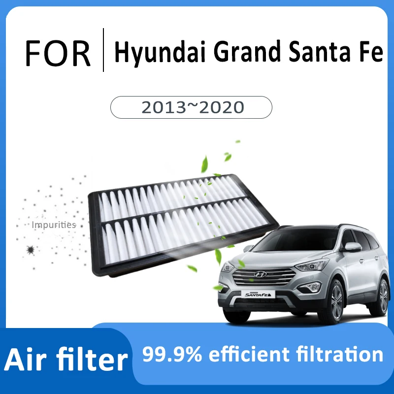 For Hyundai Grand Santa Fe NC 2013  2014 2015 2016 2017 2018 2019 2020 Car Activated Carbon Air Filter Cabin Filter Accessorie