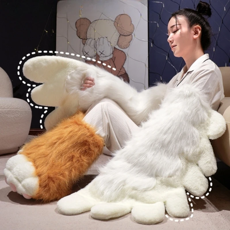 ハンドメイド Fursona 爪ソックス 白 肉球付き 室内用 着ぐるみ AliExpress
