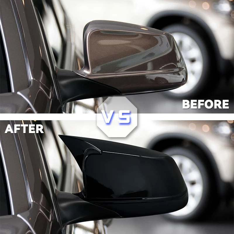 Fit For BMW 5 Series F10 F11 F18 Pre-LCI 2010 - 2013 Rearview Mirror Cap Wing Side Mirror Covers M Performance Car Accessories 