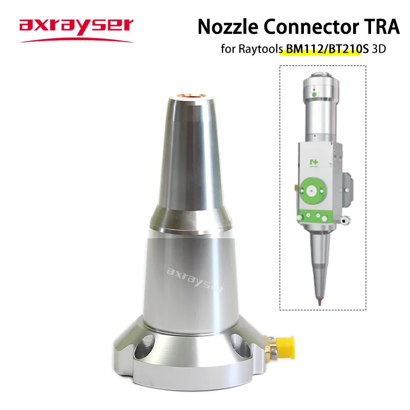 Raytools-conector de Sensor de boquilla láser TRA, piezas de conexión de cabezal para máquina de corte láser de fibra, BM109, BT210S, BT230, BT240S,