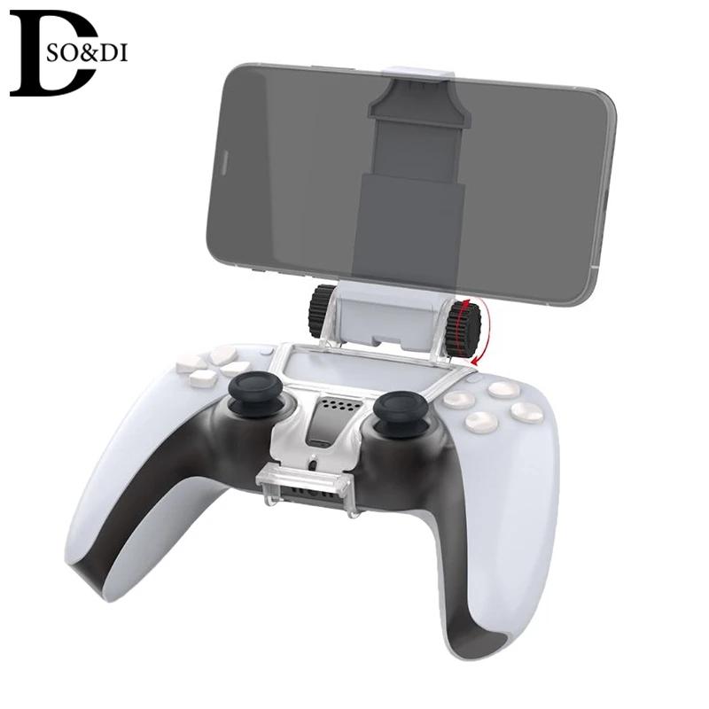 Telefone móvel Grampo Clip Holder para PS5 Controlador, Smart Grip, Mount Suporte Suporte, Ajuste de ângulo, Acessórios