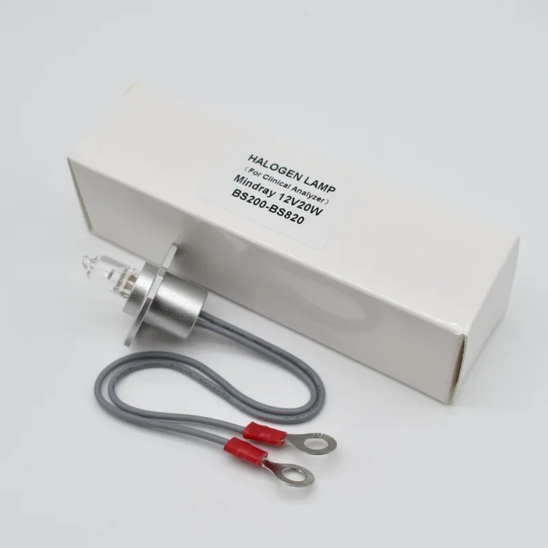 Imagem -02 - Lâmpada do Halogênio Compatível com Mindray Analisador da Química Bulbo Bs200 Bs380 Bs420 12v 20w C000198-1.0bs200 Bs240 Bs420 12v 20w