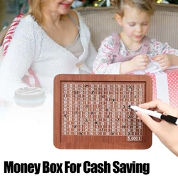 Home Cash Box With Counter Wooden Counter Piggy Bank Saveing Kids Adults Cash Box Save Money Cashier Drawer Organizing Crafts