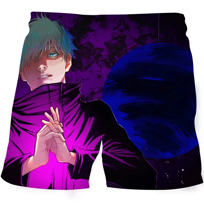 New Anime Spell Back to War Digital Print Pattern Sports Shorts Summer Outdoor Sports Basketball Shorts Beach Pants S-2XL