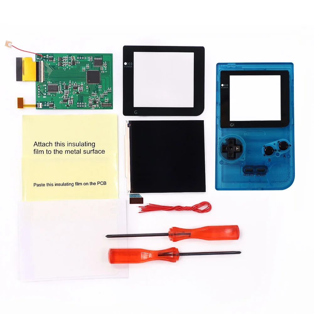 3.1 inch  GBP Q5  Backlight LCD kit  Retro Pixel IPS LCD screen for Gameboy pocket  Display  replacement Panel with OSD menu