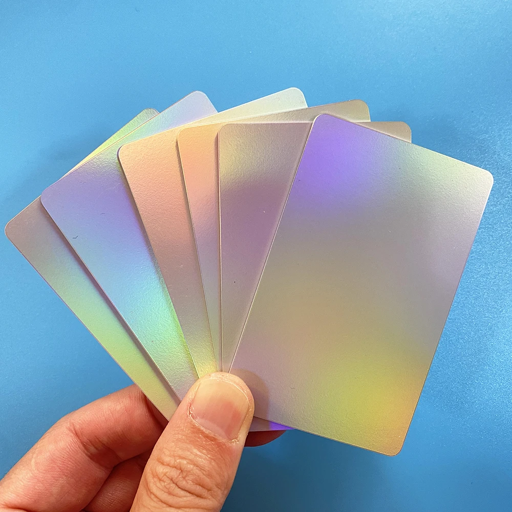 50pcs NFC Laser Business Cards PVC Material 13.56MHz ISO14443A NFC213 NFC Card Personalized Laser NFC Business Card