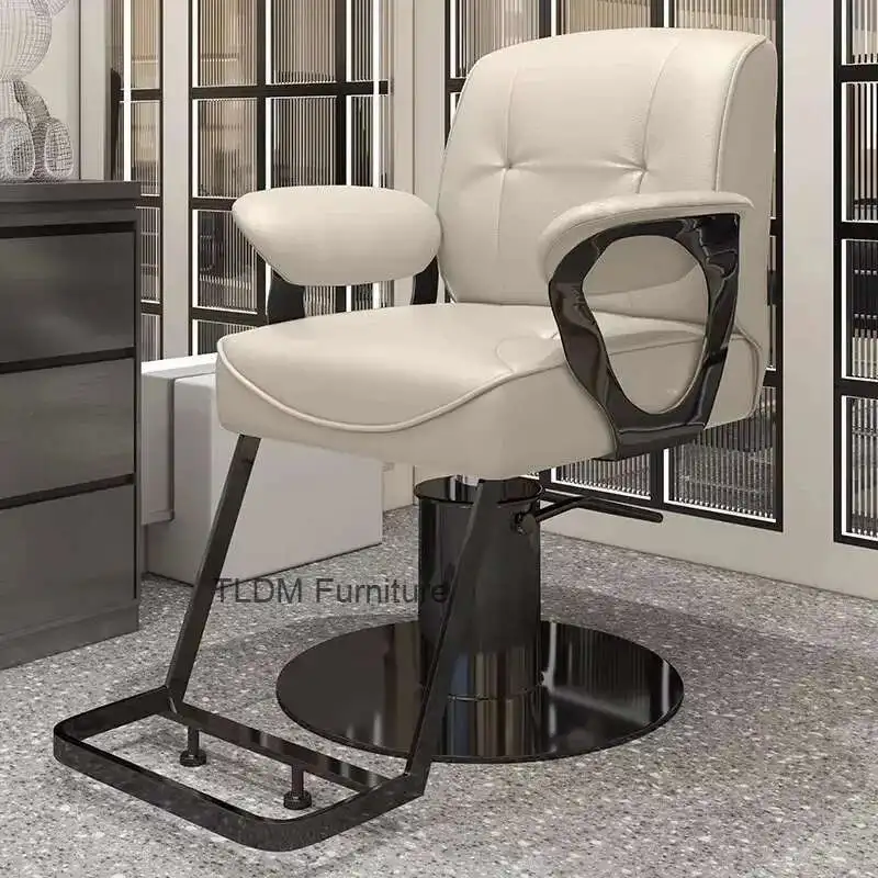 

Beauty Trendy Barber Chairs Comfortable Ergonomic Simple Elegant Salon Chair Modern Nordic Sillon Para Barberia Salon Furniture