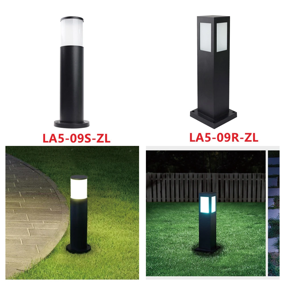 

APP control Support 9W Tuya Smart third party voice RGB+CCT LED Square/LED Round Lawn Light (Zigbee 3.0) DC24V 100m (open area)