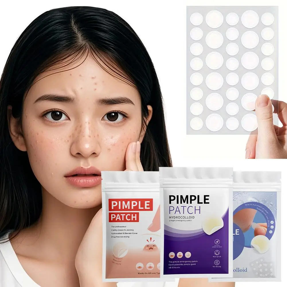 360/400 Stuks Dubbelzijdige Tape Stickers Verwijderbare Ronde Acne Gesloten En Verbeteren Comedonen Kleverige Gereedschappen Clear Mee-eters Beaut Z9H0