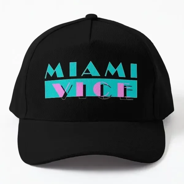 Miami Vice Tv Show قبعة بيسبول هيب هوب ربيع بونيه بلون سادة للأولاد Snapback Sun Mens Czapka Black Summer Casquette #1