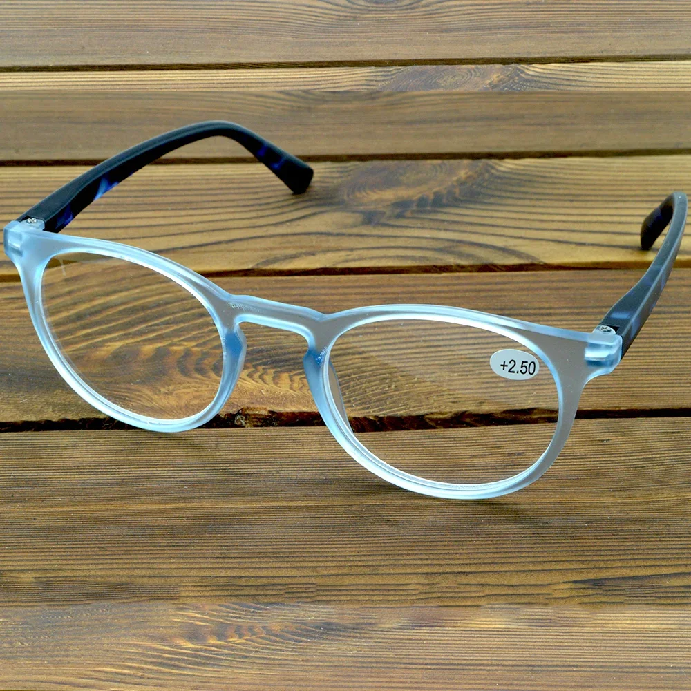 TR90 Spring Hinge Classic Fashion Round Retro Multi-layer Coating Reading Glasses +0.75 +1 +1.25 +1.5 +1.75 +2 +2.5 +2.75 to +4