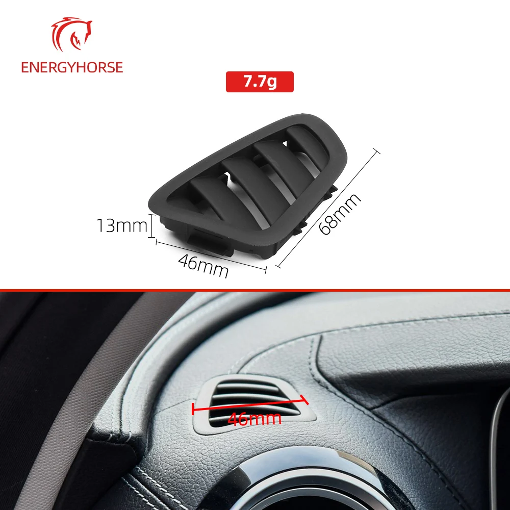 Car Dashboard Round Air Conditioning AC Vent Outlet Grille Cover For Mercedes Benz E Class W213 W238