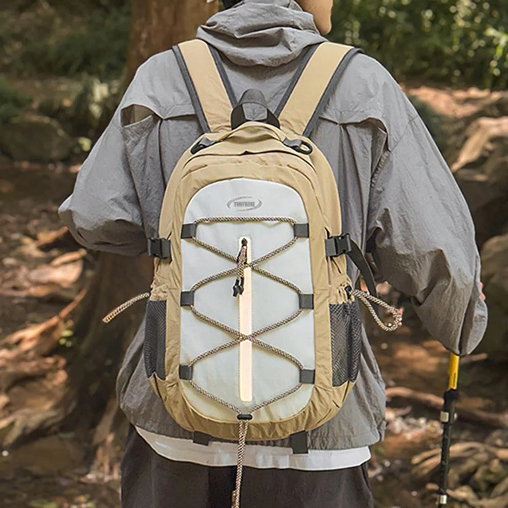 

Large-capacity Casual Backpack Oxford Cloth Ultra Lightweight Travel Backpack Portable Waterproof Hiking Sports Bag