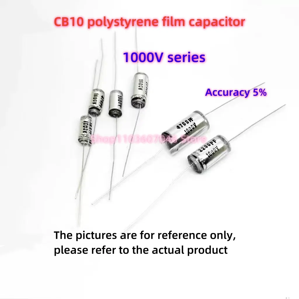 5pcs CB10 capacitor 1000V100PF-4700PF polystyrene capacitor axial thin film capacitor 100PF 430PF 1000P 2200PF 4700PF 1KV 1NF