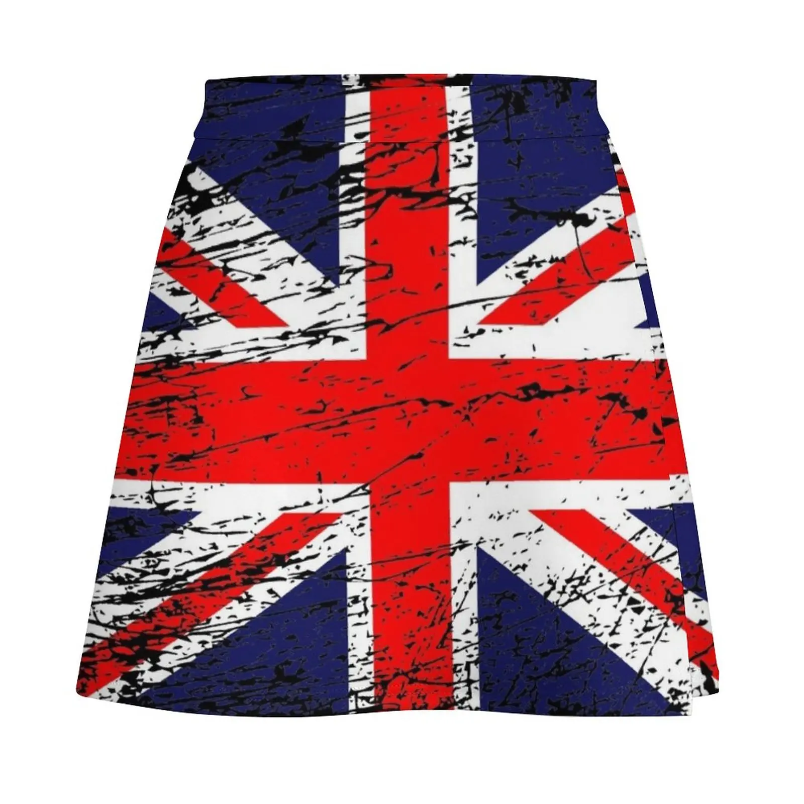 Minifalda para mujer, vestido con bandera británica, Reino Unido, Jack, Verano