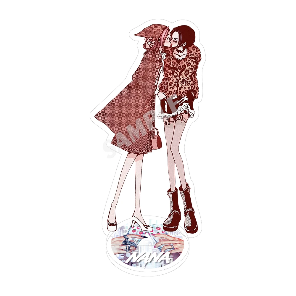 NANA Black White Manga Acrylic Stand Oosaki Nana Komatsu Hachi Okazaki Shinichi Anime Keychain Collection Desk Display Ornament