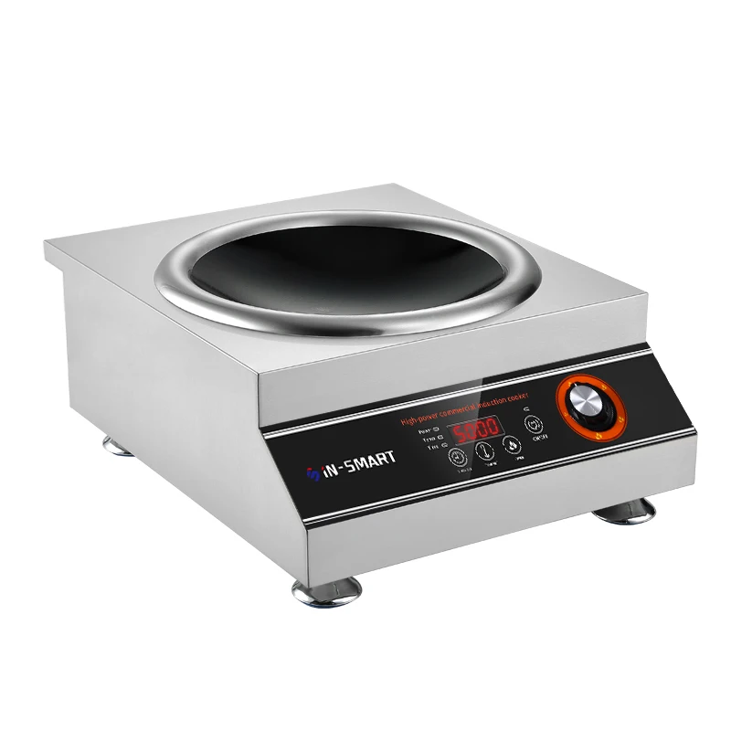 Electric 5000W High-power Cooking Wok Type Restaurant Hotel Home Kitchen Induction Cooker  Stove burner Commercial Cooktop Range