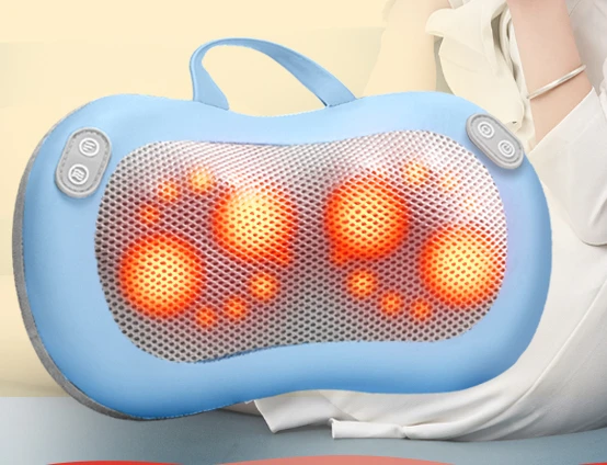 Cervical massager back waist cushion car shoulder and neck massager multi-function massage pillow charging