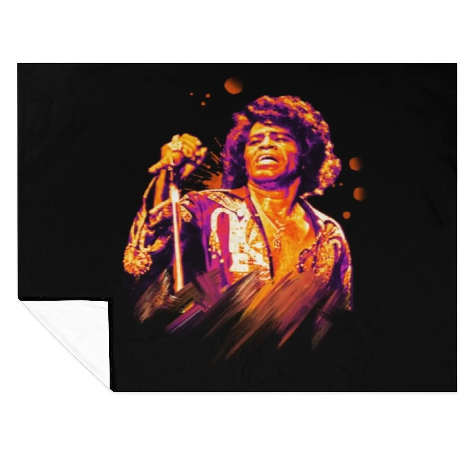 

James Brown T-ShirtJames Brown funk Throw Blanket Flannels blankets ands Warm For Sofa Thin Blankets