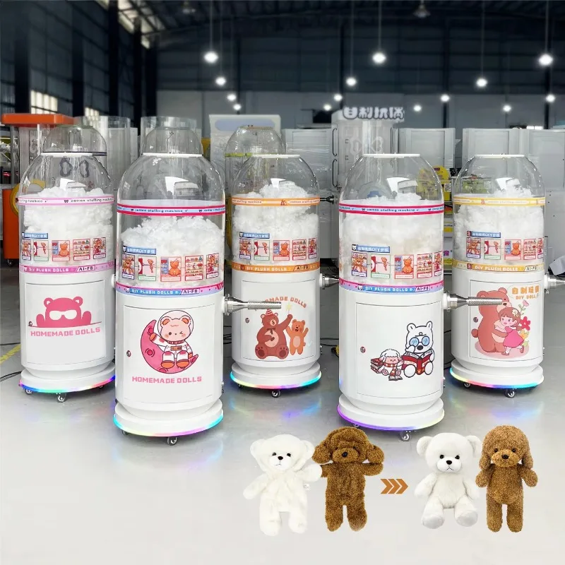 Cotton Filling Machine Doll Filling Machine Cotton Stuffing Machine for Plush Teddy Bear Toy Pillow Cushion OME