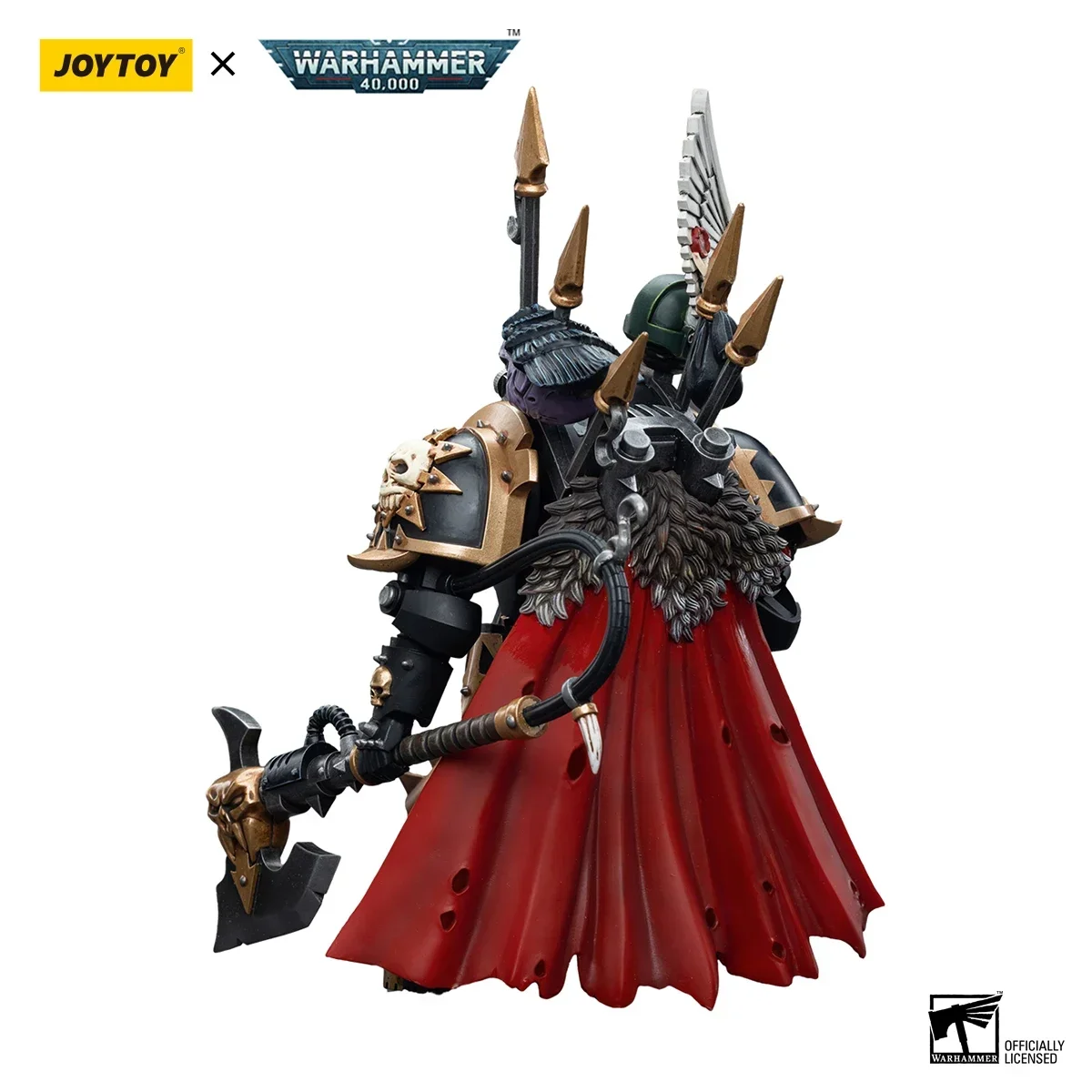 JOYTOY Warhammer 40K 1/18 ตัวเลขการกระทําอะนิเมะChaos Space Marines Black Legion Chaos Lord In Terminatorเกราะตัวเลขของเล่น