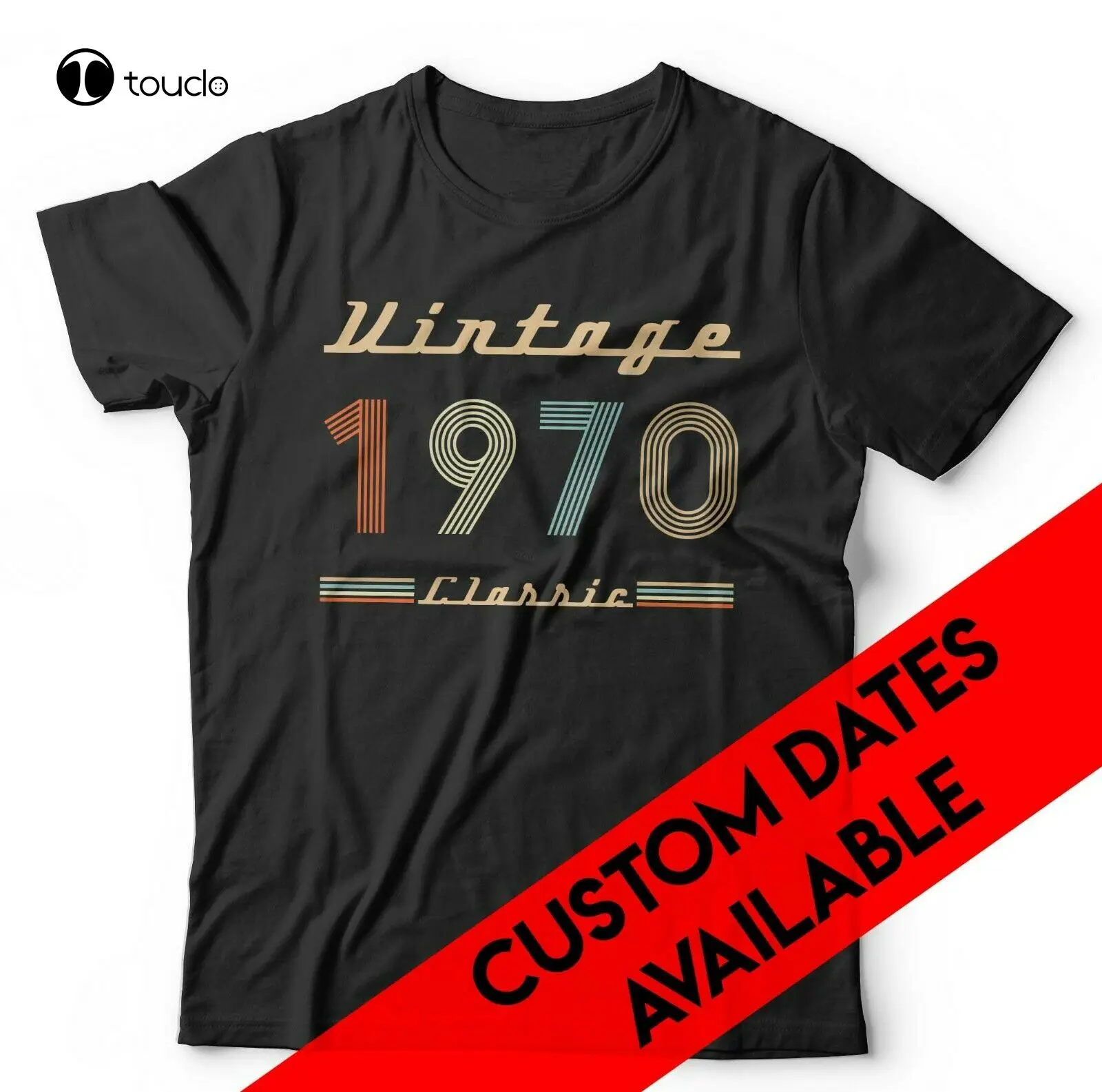 Vintage Classic Year Tshirt  - Custom Dates Available - Birthday, Gift Tee Shirt unisex