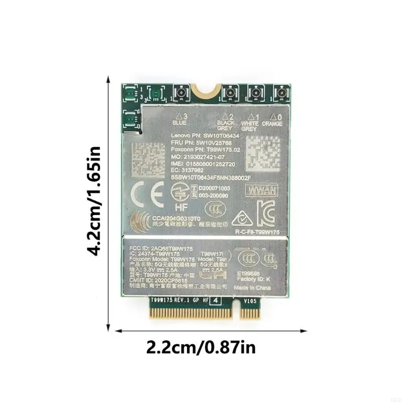 4X7E T99W175 4G WWAN Module 5W10V25768 For Laptop T14S X13 Connection