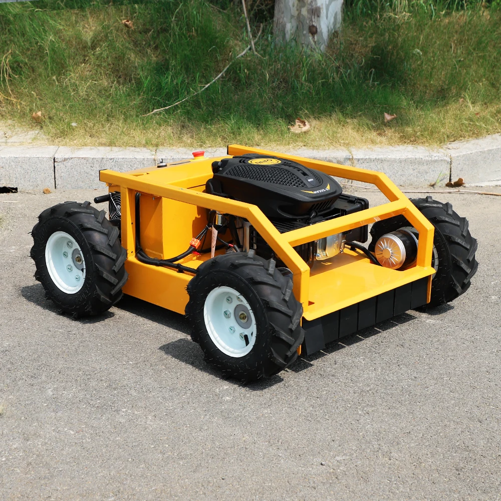 Custom Remote Control Lawn Mower, 15HP engine, 45° Slope Operation,550mm Cutting Width, Zero-turn Tractor, For Home and Farm Use