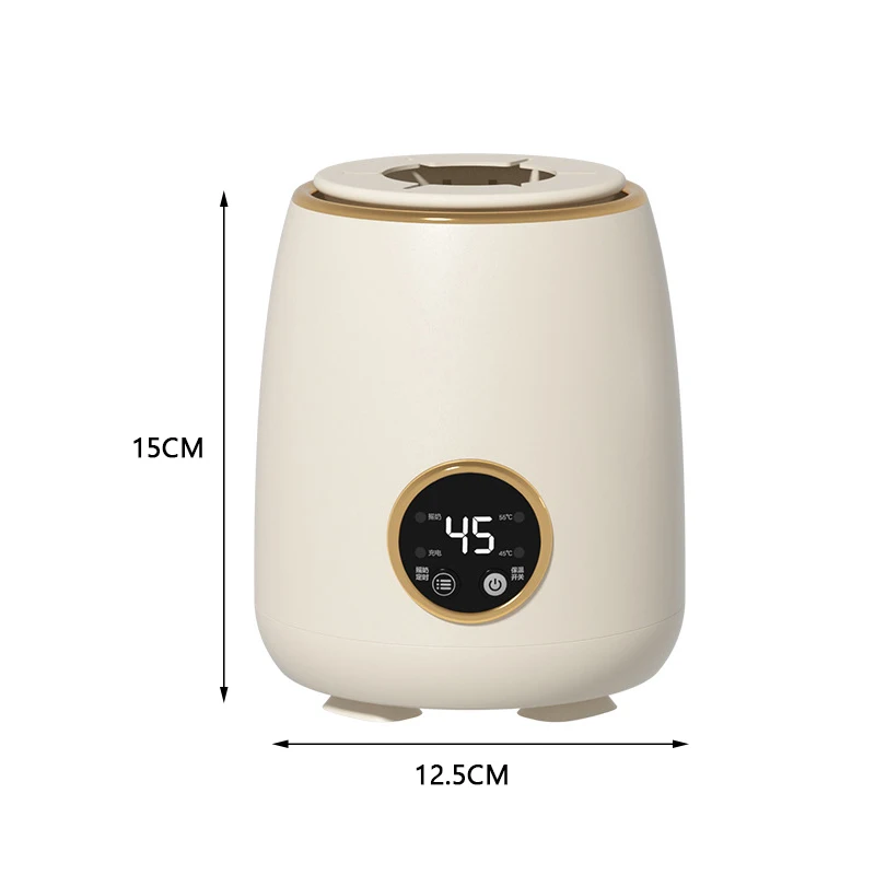 Electric Baby Powdered Milk Shaker USB Charged Portable Homothermal Formula Milk Bottle Warmer for Baby Bottle Heater