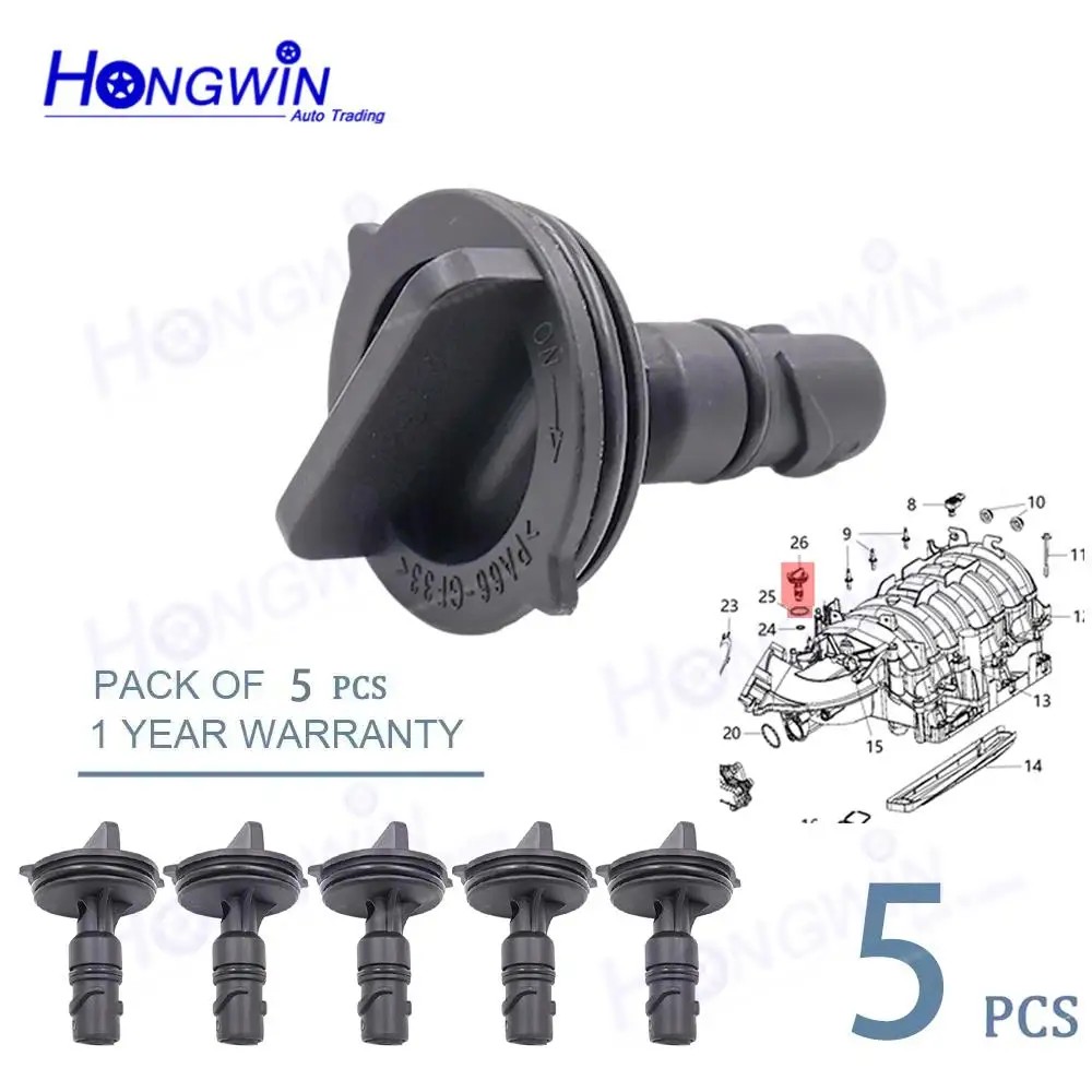 3/5PCS 53032940AB Positive Crankcase Ventilation PCV Valve For Chrysler 300 Dodge Charger Jeep Grand RAM 1500 2500 3500 4500