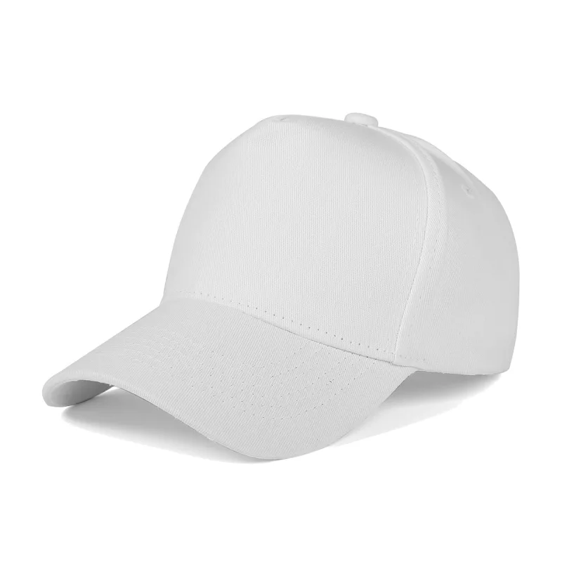 Customized Printed Logo Men's Outdoor Sports Five Piece Baseball Hats Women's Casual Sun Shading Pure Cotton Duck Tongue Caps view 5