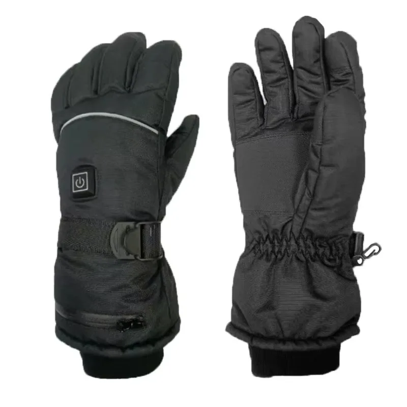 2026 Heated Gloves 5V USB CE Certified Black Windproof Warm Adjustable Thermostat Overheat Protection for Winter Outdoor Househo