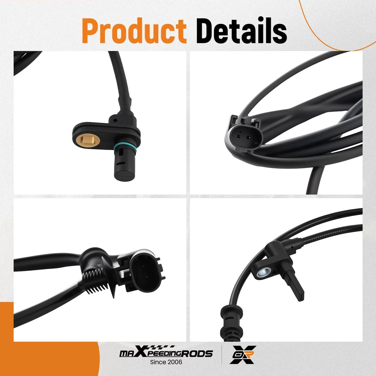 4x Speed Sensor Complete Set for Mercedes Sprinter 2500 3500 07-18 V30720758